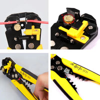 Crimper Cortador De Cabo Ajustável Automático Com Descascador De Fio Multifuncional