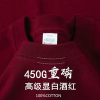 Camisetas Unissex 100% Algodão, 450g, Alta Qualidade