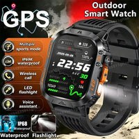 Novo Smartwatch Militar 2026 Masculino 3ATM para Esportes