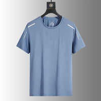 Camiseta Masculina de Secagem Rápida – Respirável, Macia e Elástica