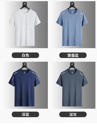 Camiseta Masculina de Secagem Rápida – Respirável, Macia e Elástica