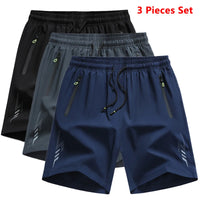 Kit com 3 Shorts Masculinos para Corrida e Academia – Secagem Rápida, Ideal para Treino