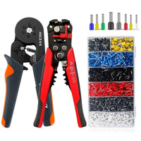 Crimper Cortador De Cabo Ajustável Automático Com Descascador De Fio Multifuncional
