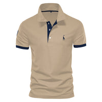 Camisa Polo Masculina AIOPESON com Bordado e 35% Algodão