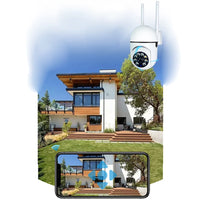 Camera Wireless 360° FullHD 1080p Com Visão Noturna Intercom A7