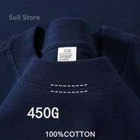 Camisetas Unissex 100% Algodão, 450g, Alta Qualidade