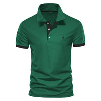 Camisa Polo Masculina AIOPESON com Bordado e 35% Algodão