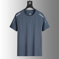 Camiseta Masculina de Secagem Rápida – Respirável, Macia e Elástica