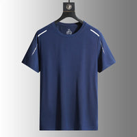 Camiseta Masculina de Secagem Rápida – Respirável, Macia e Elástica